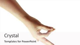  Presentation with hand to hand - Presentation enhanced with holding hands cross - beautiful hand background and a white colored foreground