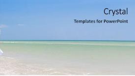  Presentation with banner blue - Amazing slides having holding hands on a deserted backdrop and a light blue colored foreground