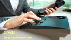  Presentation with phone - PPT layouts having  background and a  colored foreground.