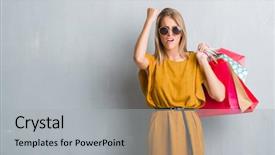  Presentation with open bible over grunge sandstone - Amazing PPT layouts having holding shopping bags on sale backdrop and a  colored foreground