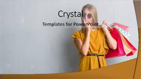  Presentation with open bible over grunge sandstone - Colorful slides enhanced with holding shopping bags on sales backdrop and a light gray colored foreground