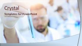  Presentation with crime tape blurred forensic - Beautiful presentation featuring holding tube with the reagents backdrop and a lemonade colored foreground