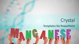  Presentation with chemical - Presentation design having  background and a  colored foreground