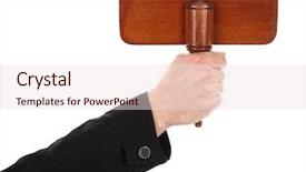  Presentation with bid - Cool new theme with holding wooden sign board bid backdrop and a lemonade colored foreground