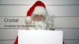  Presentation with santa - Cool new presentation design with holds a blank white book backdrop and a light gray colored foreground
