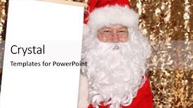  Presentation with sequin - Audience pleasing theme consisting of holds a blank white scroll backdrop and a sky blue colored foreground