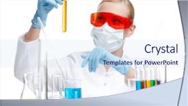  Presentation with eutanasia vial sodium thiopental - Beautiful theme featuring holds a vial with orange backdrop and a  colored foreground