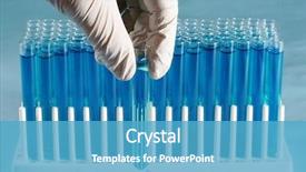  Presentation with research - Beautiful presentation theme featuring holds and examines a test backdrop and a teal colored foreground