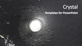  Presentation with sheet metal - Beautiful theme featuring hole in thick sheet metal backdrop and a dark gray colored foreground