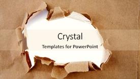  Presentation with brown paper history - Presentation theme enhanced with hole ripped in brown paper background and a lemonade colored foreground