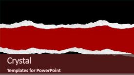  Presentation with rip paper - Audience pleasing PPT layouts consisting of hole ripped in paper backdrop and a wine colored foreground