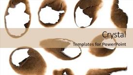  Presentation with burning paper - Audience pleasing PPT layouts consisting of holes burned in paper backdrop and a coral colored foreground