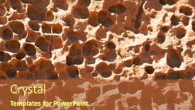  Presentation with rock - Audience pleasing slides consisting of holes-in-rock-face backdrop and a red colored foreground