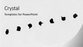  Presentation with black paper - Slides consisting of holes on paper - abstract background background and a white colored foreground