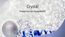  Presentation with silver christmas - Presentation design having silver christmas background with christmas background and a white colored foreground