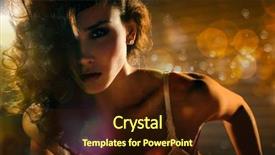  Presentation with glow - PPT theme featuring holiday celebration brunette glamour lady background and a wine colored foreground