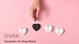  Presentation with pastel pink - Cool new theme with holiday-composition-with-gypsum-hearts backdrop and a lemonade colored foreground