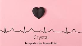  Presentation with pastel pink - PPT theme featuring holiday-composition-with-gypsum-hearts background and a lemonade colored foreground