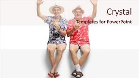  Presentation with physical activity seniors active senior - Audience pleasing slides consisting of holiday holding cocktails and waving backdrop and a lemonade colored foreground