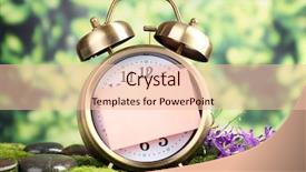  Presentation with grass - Cool new presentation theme with holiday hours sign - summertime old clock on grass backdrop and a lemonade colored foreground