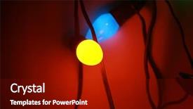  Presentation with blue orange white - PPT theme enhanced with holiday lights on white 1950 background and a crimson colored foreground