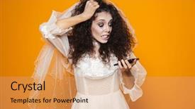  Presentation with zombie - Cool new presentation with holiday makeup using cell backdrop and a coral colored foreground