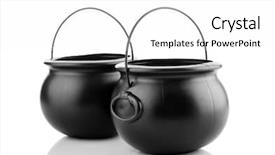  Presentation with scroll paper isolated on white - Slides having holiday magic money - empty pot isolated background and a  colored foreground