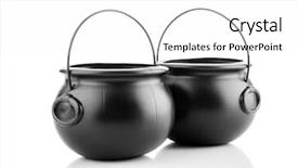  Presentation with biodegradable pot - Colorful presentation theme enhanced with close up of motorcycle wheel selective focus backdrop and a gray colored foreground