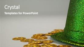  Presentation with st patricks day - Audience pleasing theme consisting of holiday magic money - st patricks day leprechaun hat backdrop and a  colored foreground