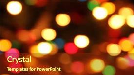  Presentation with blur - Presentation theme consisting of holiday party - abstract blur background background and a tawny brown colored foreground