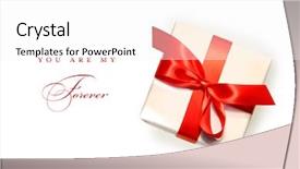  Presentation with red and white industry - Amazing PPT layouts having holiday presents - little red gift isolated backdrop and a white colored foreground