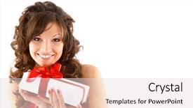  Presentation with footprints in the sand picture - PPT layouts featuring holiday presents - picture of cheerful santa helper background and a lemonade colored foreground