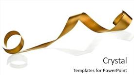  Presentation with tape recorder studioa masters - Slide set with holiday ribbon bow tape isolated background and a white colored foreground