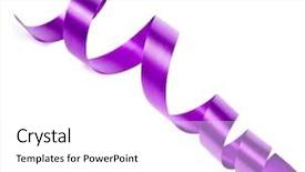  Presentation with tape - Beautiful PPT theme featuring holiday ribbon tape on white backdrop and a white colored foreground