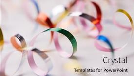  Presentation with holiday - PPT layouts with holiday-ribbons-on-the-white background and a lemonade colored foreground