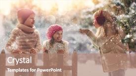  Presentation with children little child girl plays - Amazing theme having holiday season - cute children girls and boy backdrop and a coral colored foreground