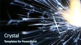  Presentation with stars - Cool new slide deck with holiday stars sparkler backdrop and a navy blue colored foreground