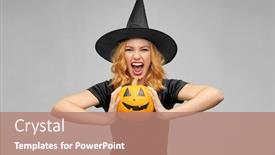  Presentation with angry people - Slide set enhanced with holiday-theme-party-and-people background and a coral colored foreground