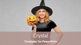  Presentation with black jack - Cool new PPT layouts with holiday-theme-party-and-people backdrop and a coral colored foreground