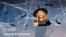  Presentation with starry night - PPT theme having holiday-theme-party-and-people background and a seafoam green colored foreground