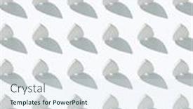  Presentation with hearts - Cool new presentation theme with holiday-valentine-s-pattern backdrop and a sky blue colored foreground