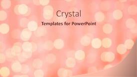  Presentation with living coral - Cool new presentation with holidays and design concept - blurred bokeh lights in living coral color of the year 2019 backdrop and a lemonade colored foreground