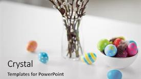  Presentation with holidays - Cool new PPT layouts with holidays and object concept - pussy backdrop and a  colored foreground