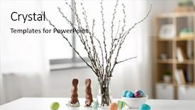  Presentation with holidays - Beautiful slide deck featuring holidays and object concept - pussy backdrop and a white colored foreground