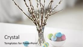  Presentation with holidays - Beautiful slide deck featuring holidays and object concept - pussy backdrop and a white colored foreground