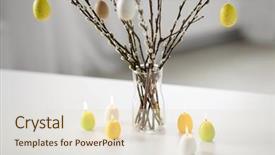  Presentation with holidays - PPT layouts enhanced with holidays and object concept - pussy background and a lemonade colored foreground