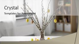  Presentation with holidays - Amazing slide deck having holidays and object concept - pussy backdrop and a white colored foreground