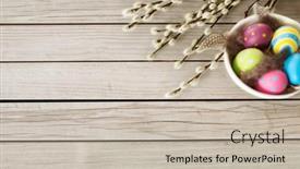  Presentation with quail - Audience pleasing slides consisting of holidays-and-object-concept-colored backdrop and a soft green colored foreground