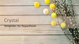  Presentation with white candles - PPT layouts consisting of holidays-and-object-concept-pussy background and a lemonade colored foreground