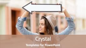  Presentation with tourism vigan - Presentation theme with road after winter snow storm background and a light gray colored foreground